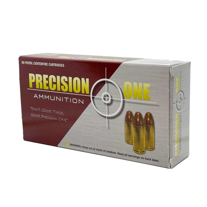 Precision One 9mm Luger 115gr Hollow Point XTP Ammunition - 50 Round Box