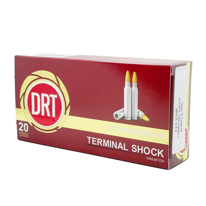 DRT .223 Rem 62gr Terminal Shock™ Ammunition - 20 Round Box