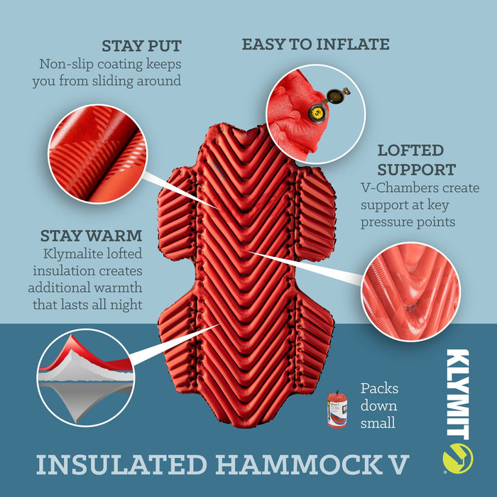 Klymit Insulated Hammock V - Red