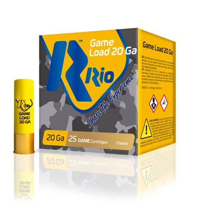 Rio 20 Gauge 2-3/4" 7/8oz Game Load Royal Star Slug - 25 Round Box
