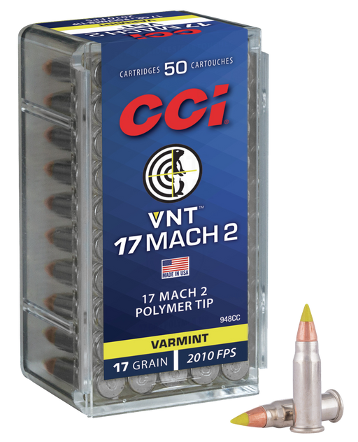 CCI Varmint Rimfire .17 HM2 17 gr Varmint Tipped 50 Per Box