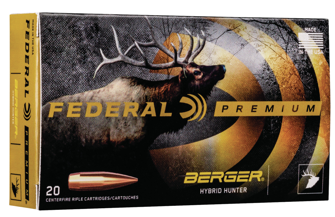 Federal Premium Hunting 6.5 Creedmoor 135 gr Berger Hybrid Hunter 20 Per Box