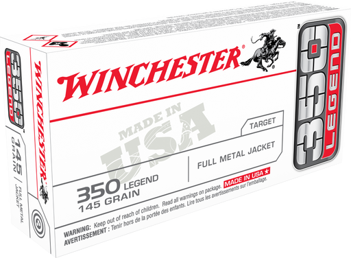 Winchester Ammo USA .350 Legend 145 gr Full Metal Jacket (FMJ) 20 Per Box