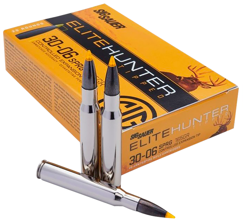 Sig Sauer Elite Hunter Tipped .30-06 Springfield 165 gr Controlled Expansion Tip (CET) 20 Per Box