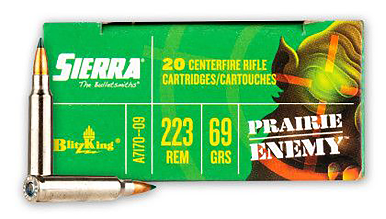 Sierra Prairie Enemy .223 Rem 69 gr Sierra BlitzKing 20 Per Box
