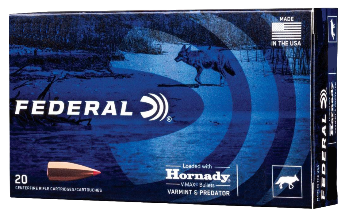 Federal Varmint & Predator .243 Win 75 gr Hornady V-Max (VMX) 20 Per Box