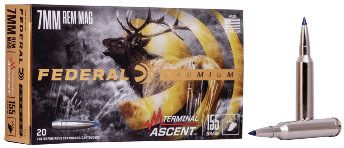 Federal Premium Terminal Ascent 7mm Rem Mag 155 gr Terminal Ascent 20 Per Box