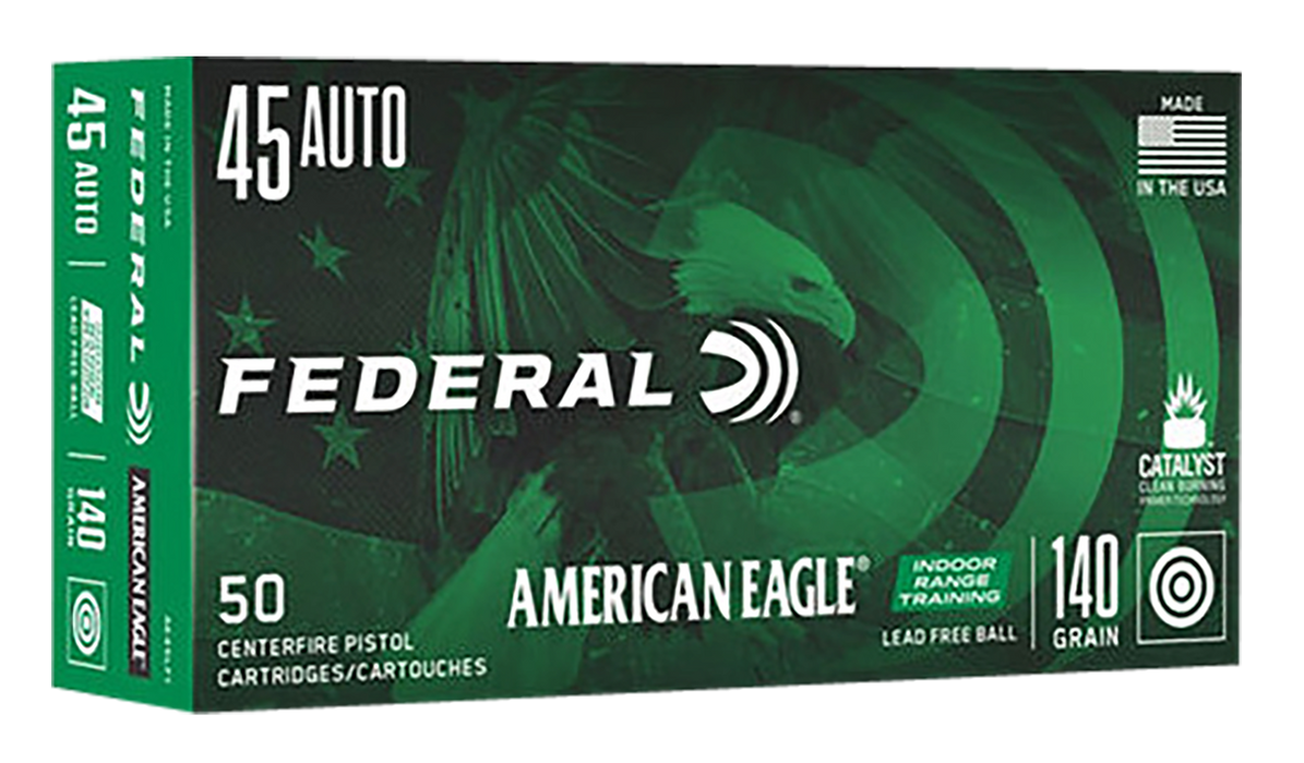 Federal American Eagle IRT Training .45 ACP 137 gr Lead-Free IRT 50 Per Box
