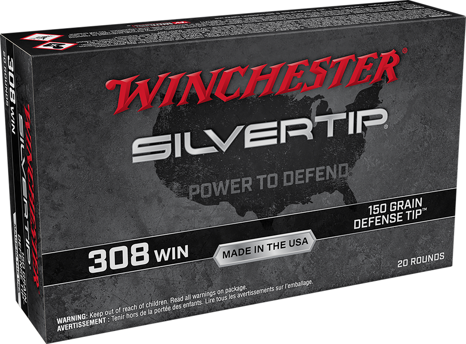 Winchester Silvertip Defense .308 Win 150 gr Defense Tip 20 Per Box