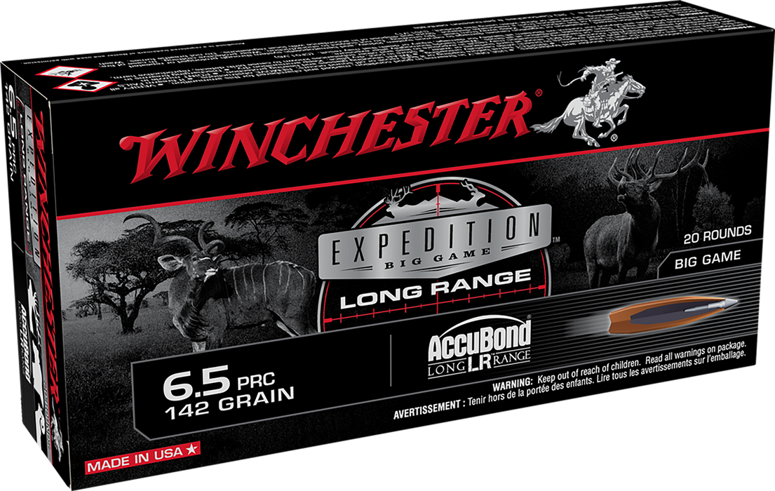 Winchester Expedition Big Game 6.5 PRC 142 gr Nosler AccuBond Long-Range 20 Per Box