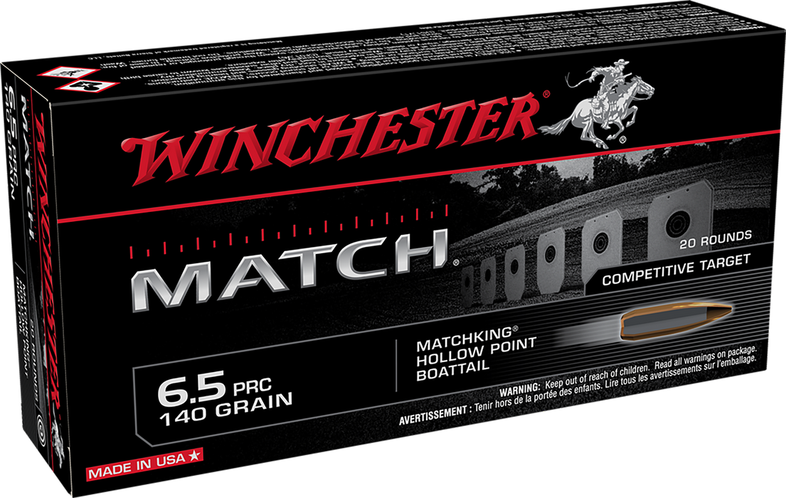 Winchester 6.5 PRC 140 gr Sierra MatchKing BTHP Ammunition - 20 Round Box