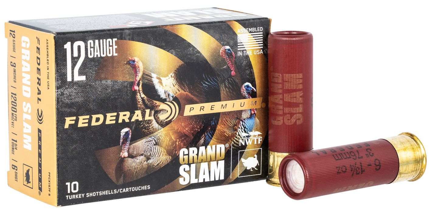 Federal Premium Grand Slam 12 Gauge 3" 1 3/4 oz 6 Shot 10 Per Box