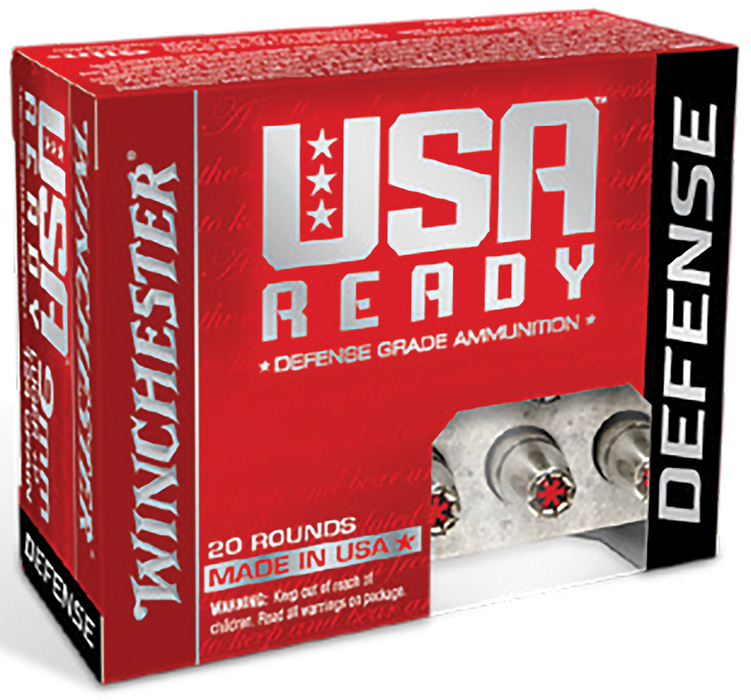 Winchester 10mm Auto 170 gr USA Ready Defense Hex Vent HP Ammunition - 20 Round Box