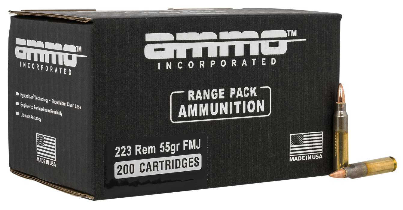 Ammo Inc .223 Rem 55 gr Signature FMJ Ammunition - 200 Round Box