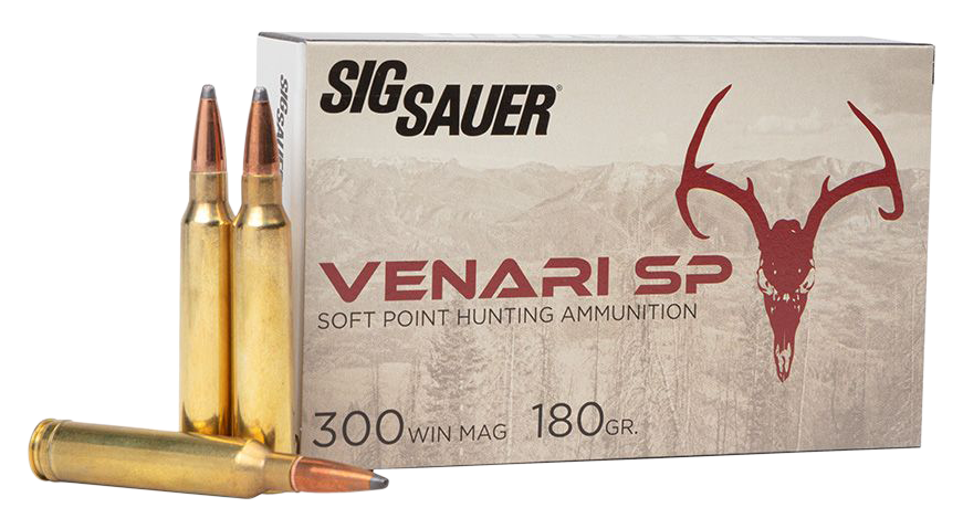 Sig Sauer Venari .300 Win Mag 180 gr Soft Point (SP) 20 Per Box