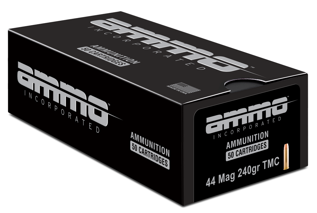 Ammo Inc Signature .44 Rem Mag 240 gr Total Metal Case (TMC) 50 Per Box