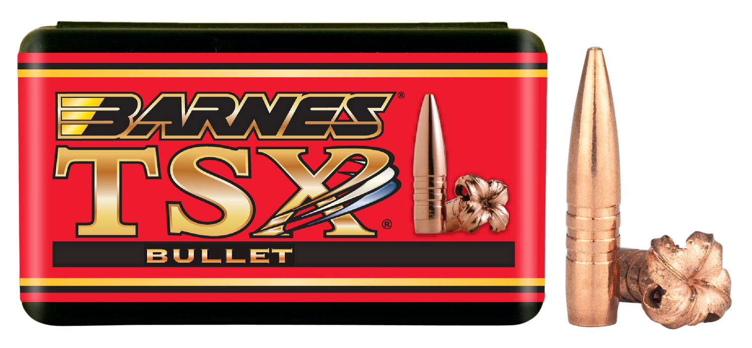 Barnes Bullets TSX 6.5mm .264 120 gr TSX Boat Tail 50 Per Box