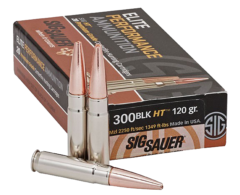 Sig Sauer Elite Copper Hunting .300 Blackout 120 gr Copper Solid 20 Per Box