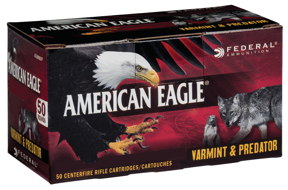 Federal American Eagle Varmint & Predator 6.5 Grendel 90 gr Jacketed Hollow Point (JHP) 50 Per Box
