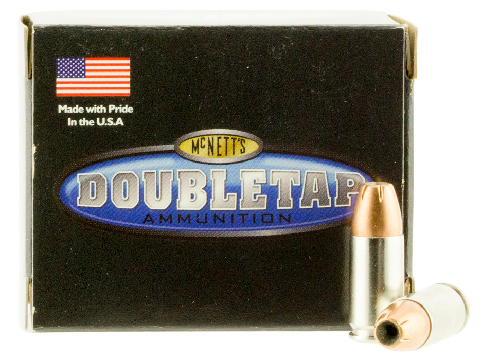 DoubleTap Ammunition Defense 9mm Luger +P 165 gr Jacketed Hollow Point (JHP) 20 Per Box