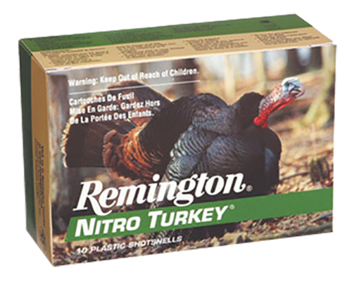 Remington Ammunition Nitro Turkey Upland 12 Gauge 3.50" 2 oz 4 Shot 10 Per Box