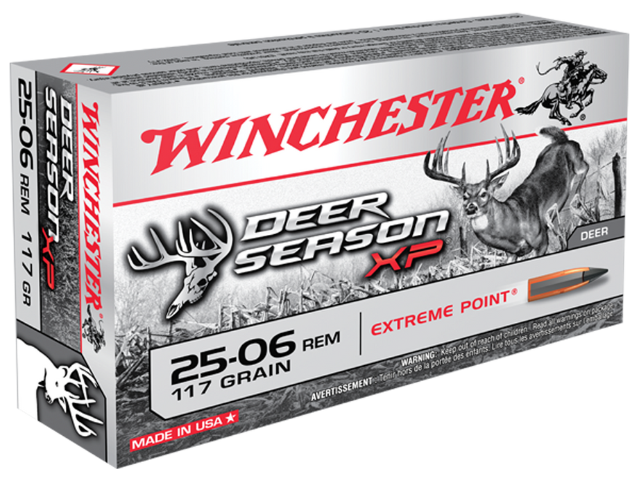 Winchester Ammo Deer Season XP .25-06 Rem 117 gr Extreme Point 20 Per Box