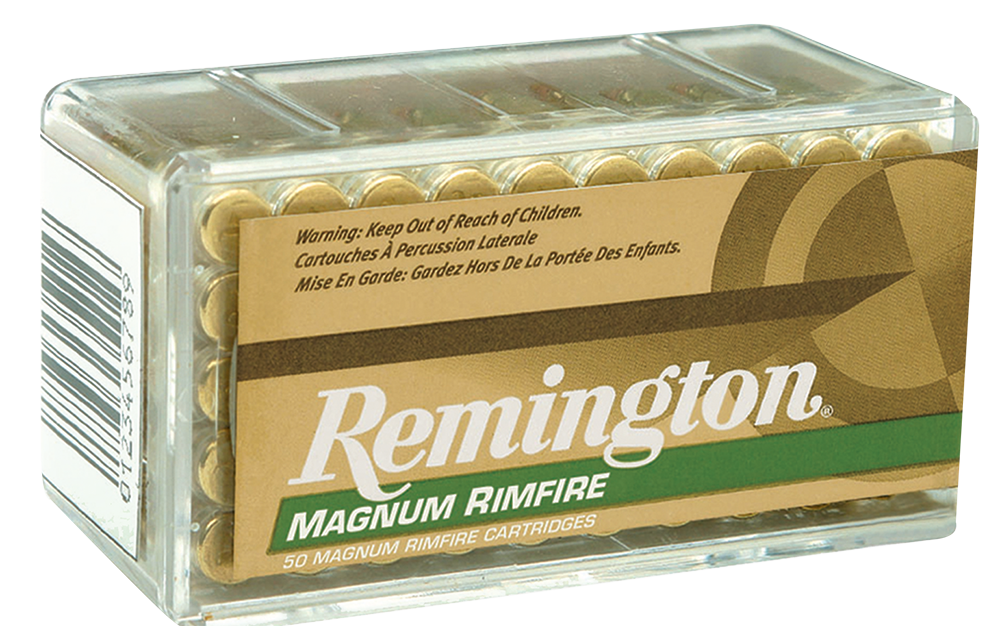 Remington Ammunition RimFire Magnum .22 WMR 40 gr Jacketed Hollow Point (JHP) 50 Per Box