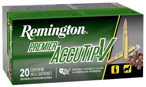 Remington Premier AccuTip-V .223 Rem 50 gr AccuTip-V Boat-Tail (ATVBT) 20 Per Box