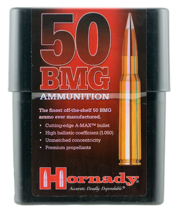Hornady Match Target .50 BMG 750 gr Hornady A-Max (AMX) 10 Per Box