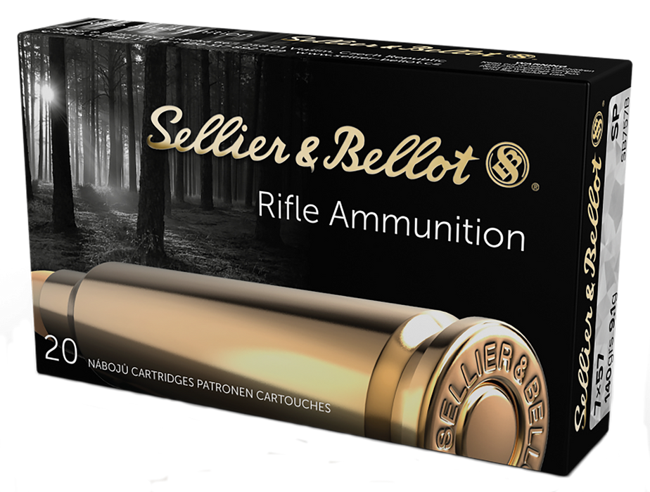 Sellier & Bellot Rifle 7x57mm Mauser 140 gr Soft Point (SP) 20 Per Box