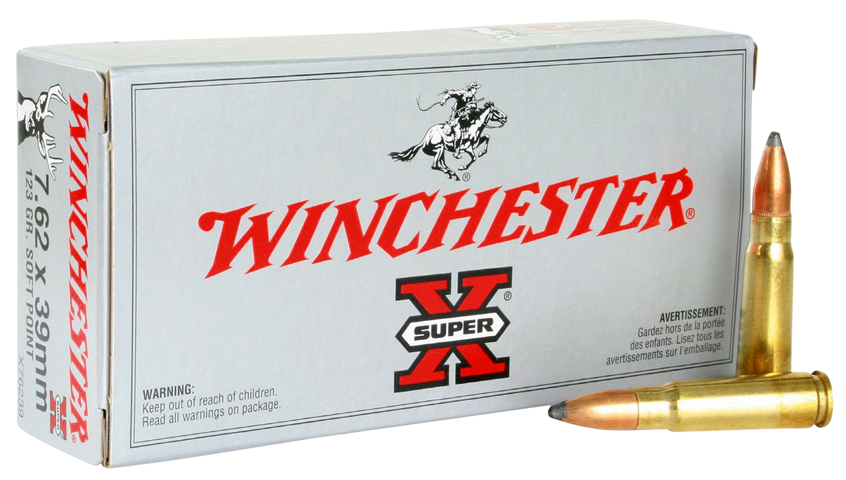 Winchester Super-X 7.62x39mm 123 gr Power-Point (PP) 20 Per Box