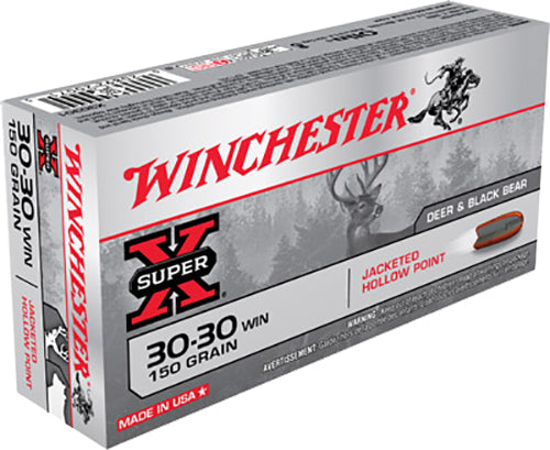 Winchester Super X .30-30 Win 150 gr Jacketed Hollow Point (JHP) 20 Per Box