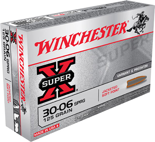 Winchester Super X Hunting .30-06 Springfield 125 gr Jacketed Soft Point (JSP) 20 Per Box