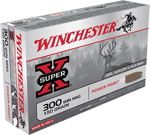 Winchester Super-X Hunting .300 Win Mag 150 gr Power-Point (PP) 20 Per Box