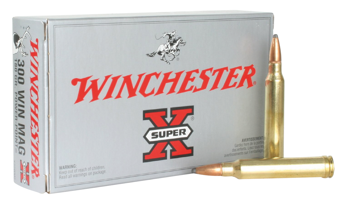 Winchester Super X Hunting .300 Win Mag 180 gr Power-Point (PP) 20 Per Box