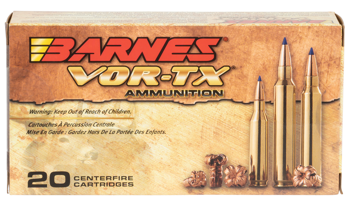 Barnes Bullets VOR-TX Centerfire Rifle .243 Win 80 gr Tipped TSX Boat-Tail 20 Per Box