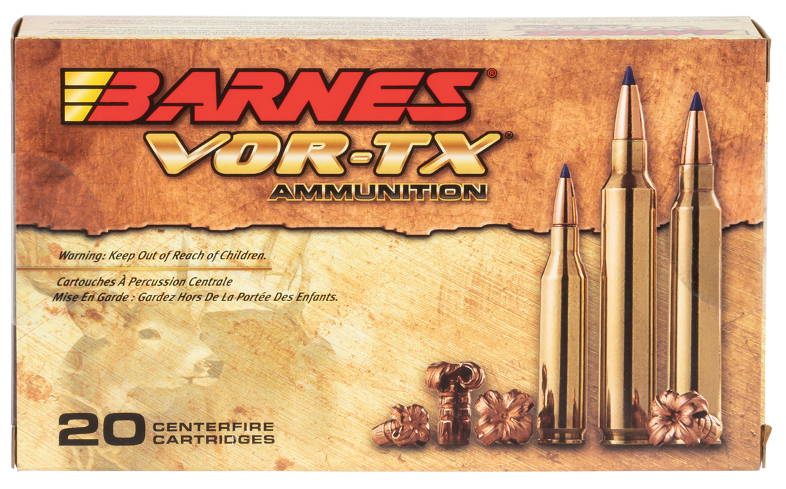 Barnes Bullets VOR-TX Centerfire Rifle 7mm Rem Mag 140 gr Tipped TSX Boat-Tail 20 Per Box