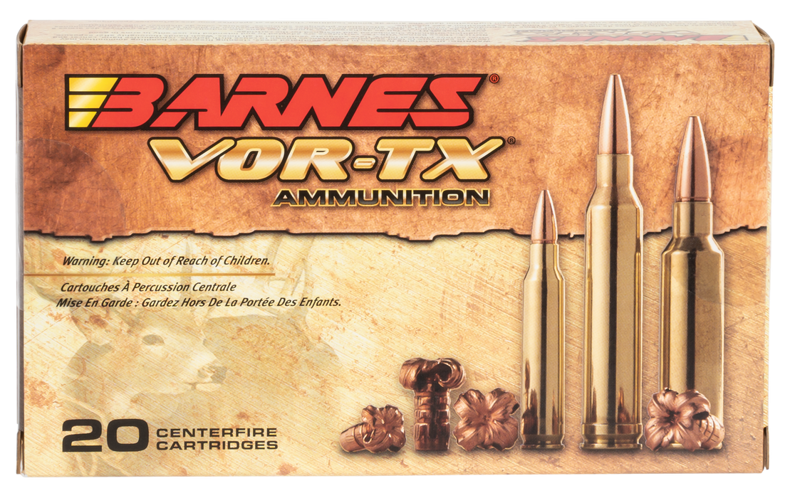 Barnes Bullets VOR-TX Centerfire Rifle 7mm Rem Mag 160 gr TSX Boat-Tail 20 Per Box