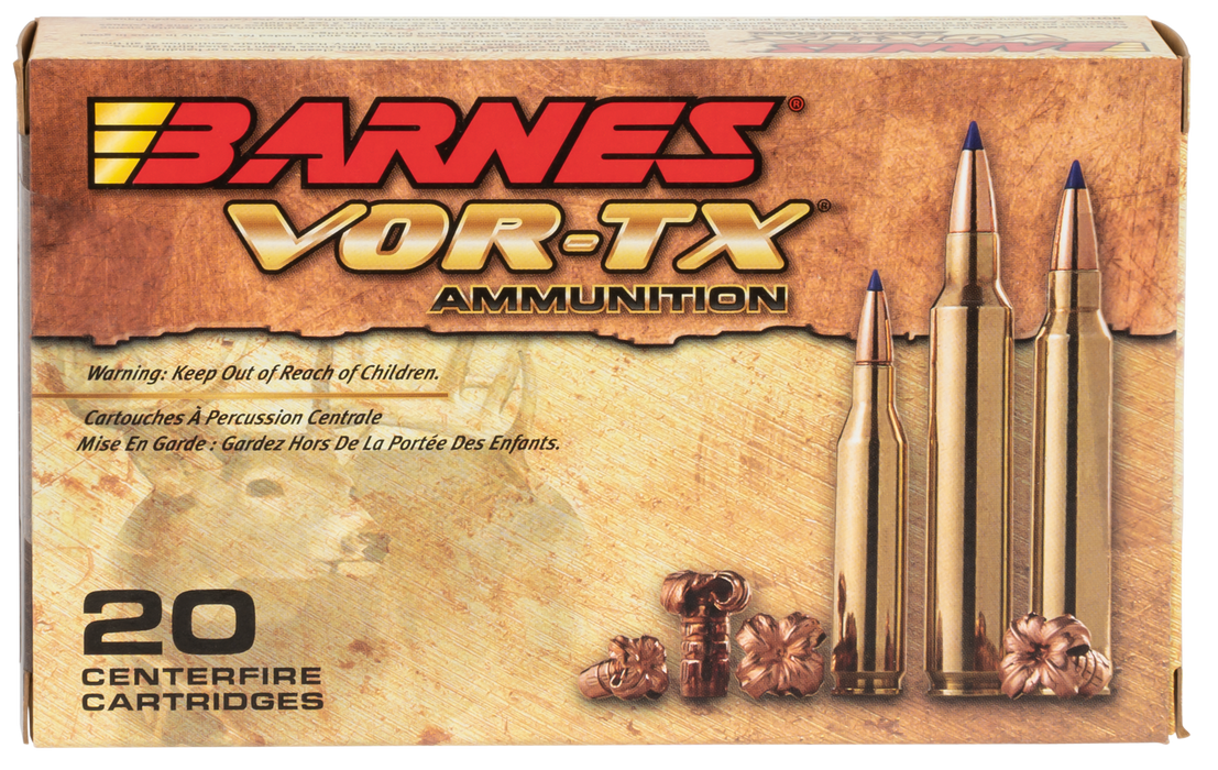 Barnes Bullets VOR-TX .30-06 Springfield 150 gr Tipped TSX Boat-Tail 20 Per Box