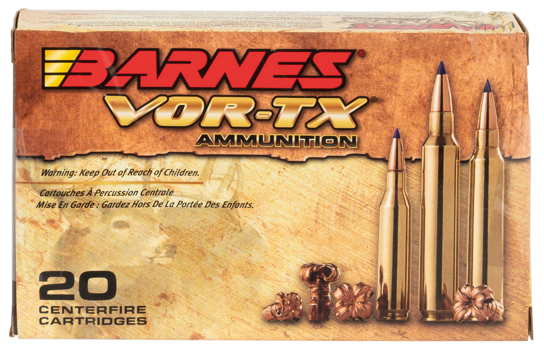 Barnes Bullets VOR-TX .30-06 Springfield 180 gr Tipped TSX Boat-Tail 20 Per Box