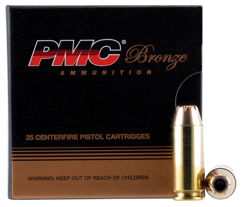 PMC 10mm Auto 170 gr Bronze Jacketed Hollow Point Ammunition - 25 Round Box