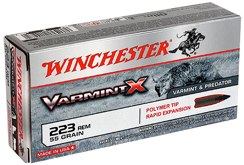Winchester Varmint X .223 Rem 55 gr Polymer Tip Rapid Expansion 20 Per Box