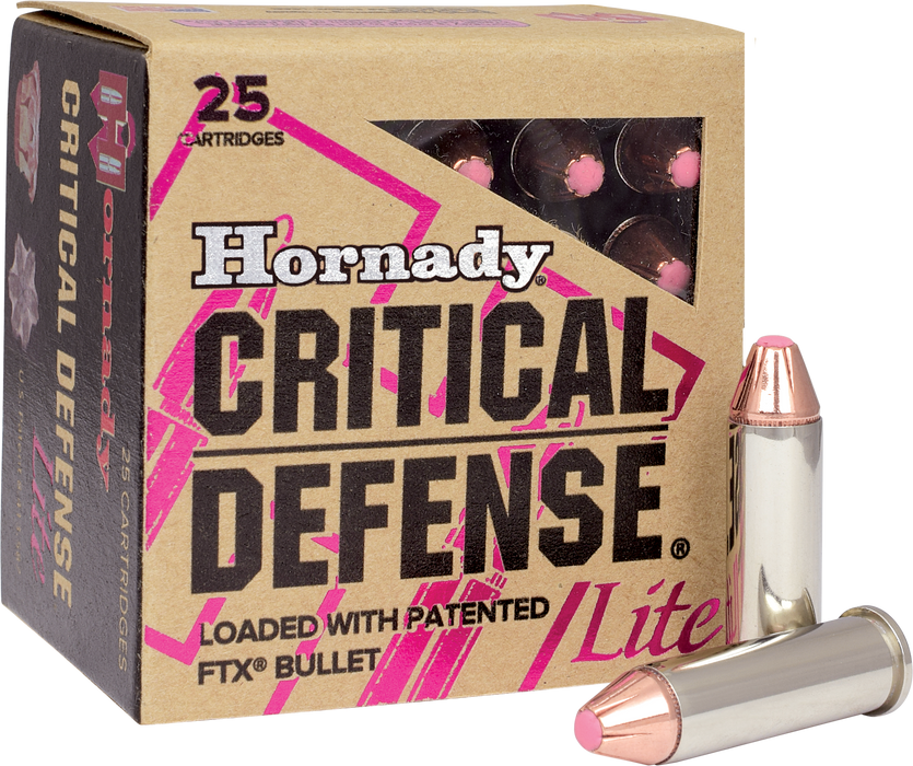 Hornady Critical Defense Lite .38 Special 90 gr Hornady Flex Tip eXpanding (FTX) 25 Per Box