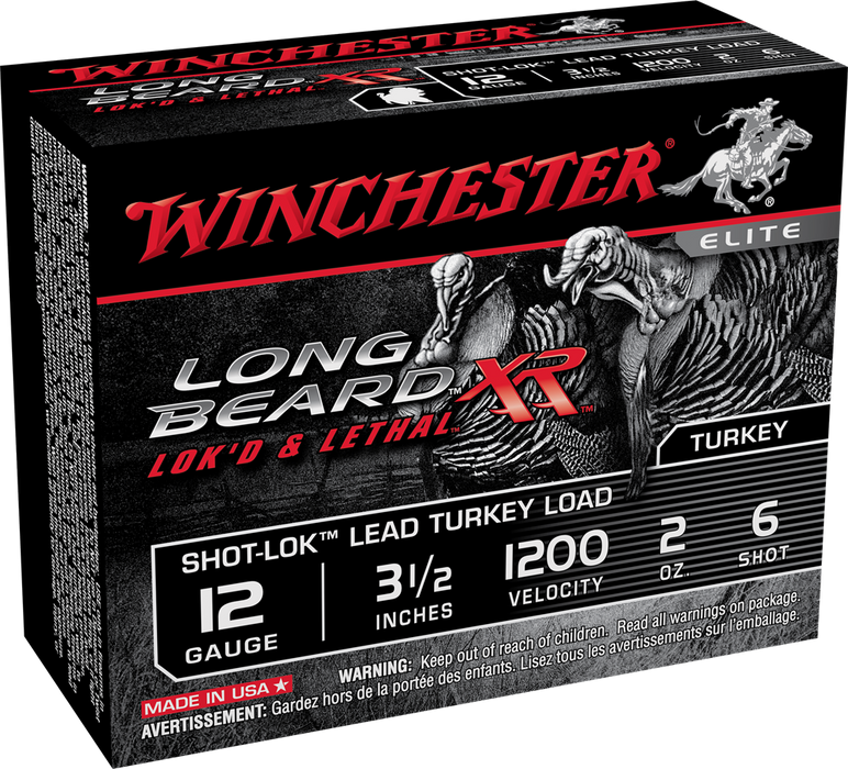 Winchester Long Beard XR Shot-Lok 12 Gauge 3.50" 2 oz 6 Shot 10 Per Box