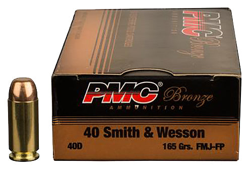 PMC .40 S&W 165 gr Bronze Battle Pack FMJ Ammunition - 300 Round Battle Pack