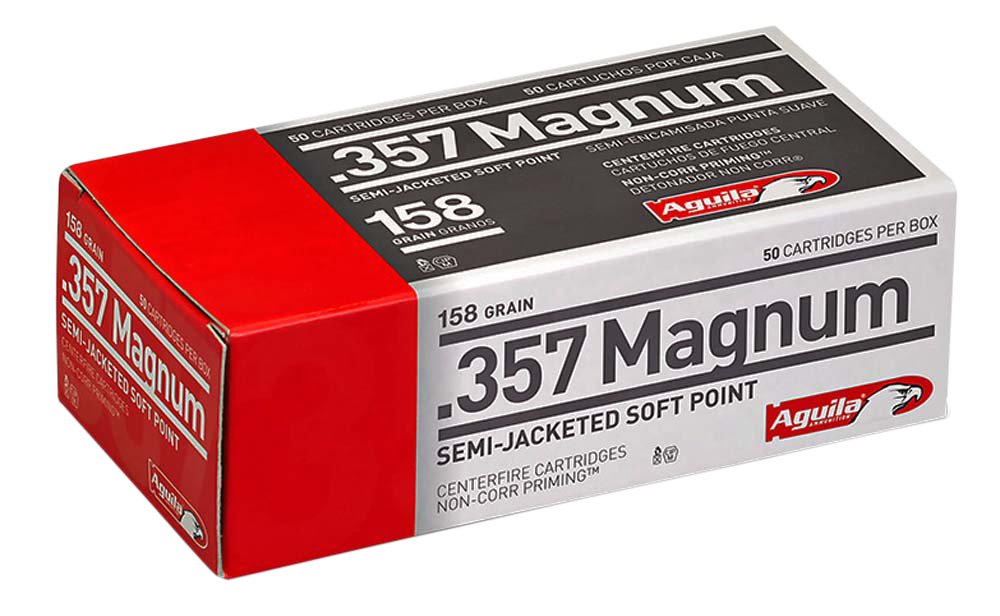 Aguila Target & Range Handgun .357 Mag 158 gr Semi-Jacketed Soft Point (SJSP) 50 Per Box