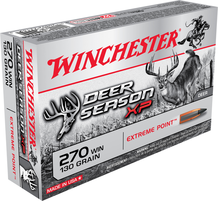 Winchester Deer Season XP .270 Win 130 gr Extreme Point 20 Per Box