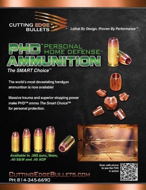 Cutting Edge Bullets .45 ACP 150gr Personal Home Defense Ammunition - 20 Round Box