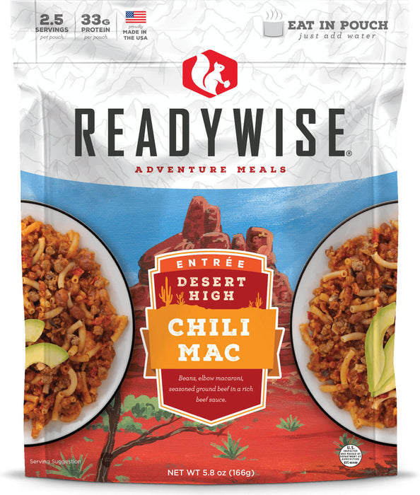 ReadyWise Desert High Chili Mac With Beef