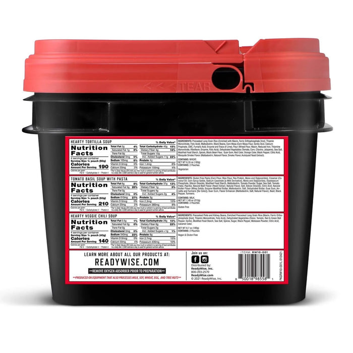 ReadyWise Emergency Soup Bucket - 48 Servings